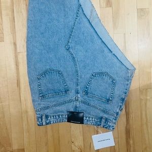 Asymmetrical ALEXANDER WANG denim skirt